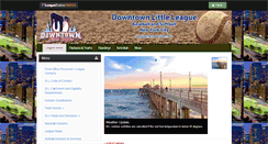 Desktop Screenshot of downtownlittleleague.org